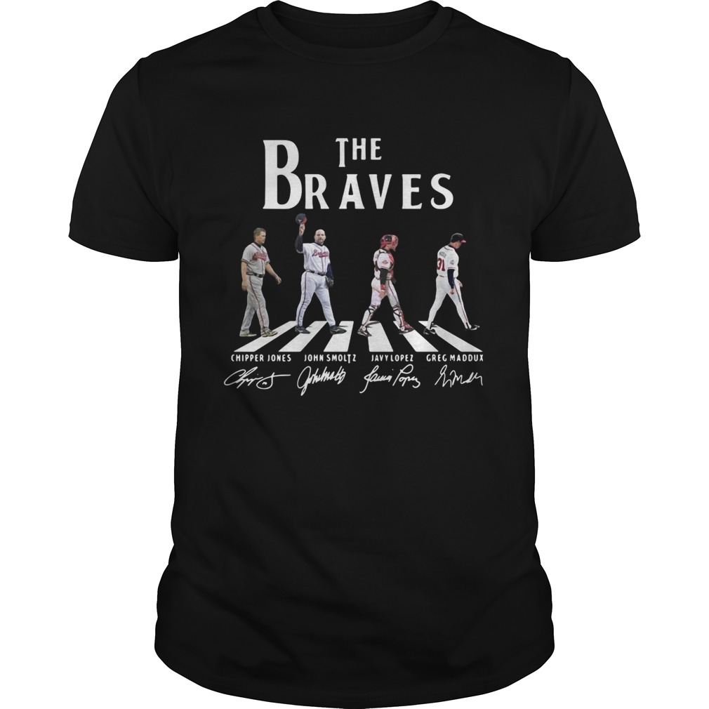 The Braves abbey road signature shirt