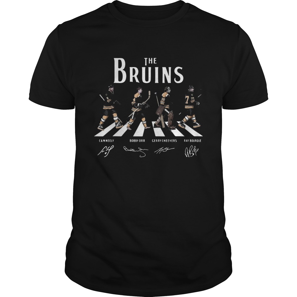 The Bruins Abbey Road signature shirt