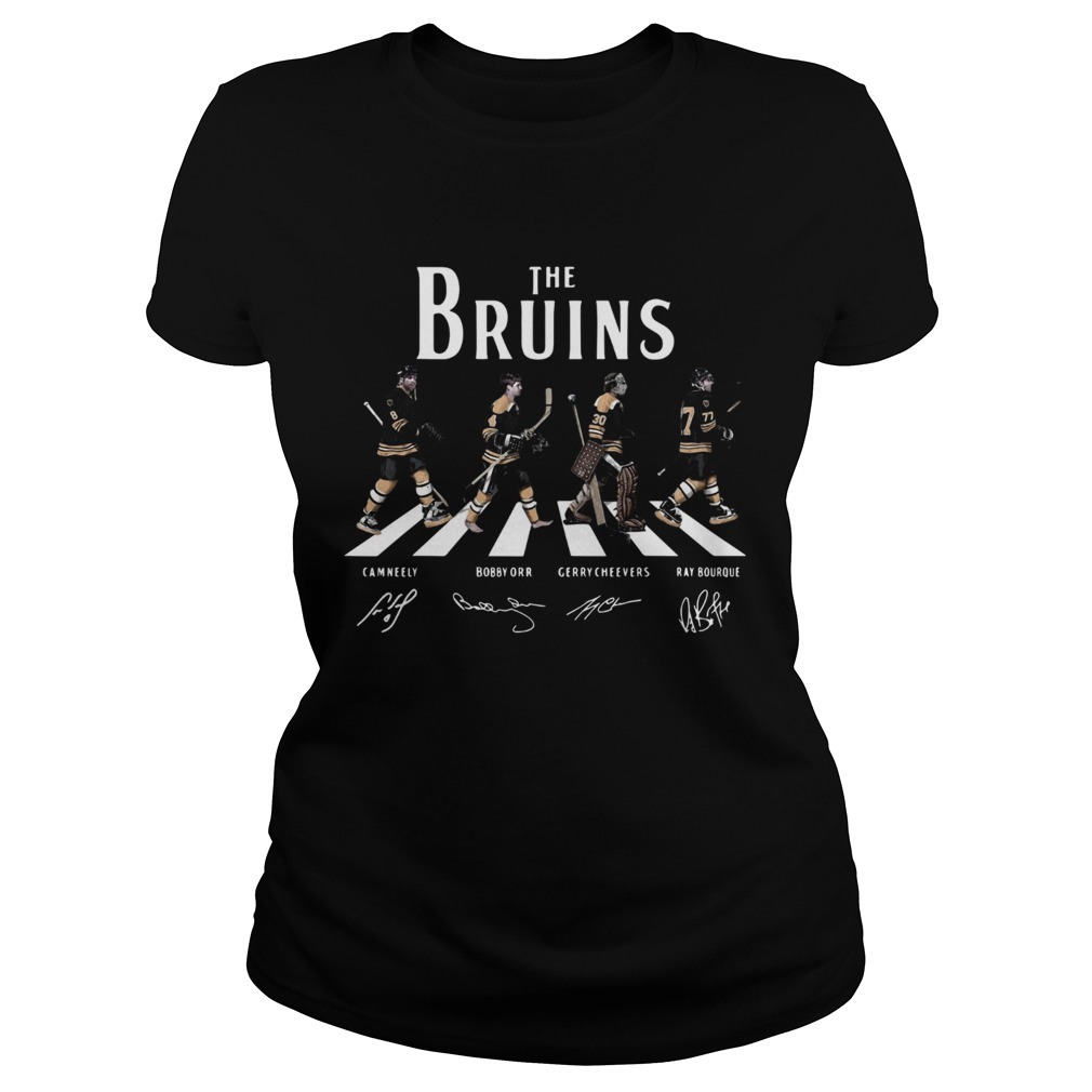 The Bruins Cam Neely Bobby Orr Gerry Cheevers Ray Bourque Walking Road Classic Ladies