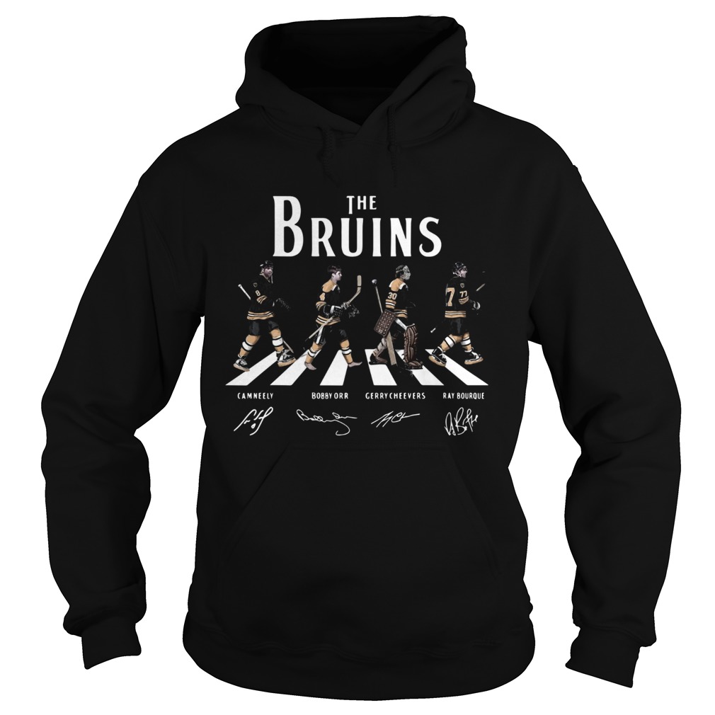 The Bruins Cam Neely Bobby Orr Gerry Cheevers Ray Bourque Walking Road Hoodie