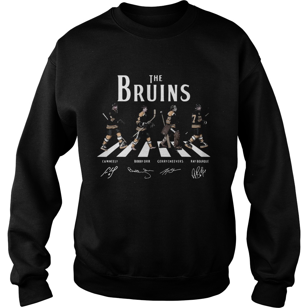 The Bruins Cam Neely Bobby Orr Gerry Cheevers Ray Bourque Walking Road Sweatshirt