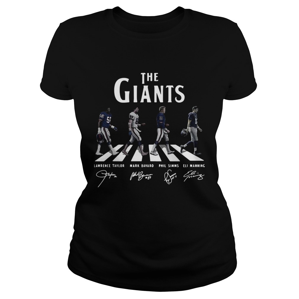 The New York Giants Abbey road signature Classic Ladies