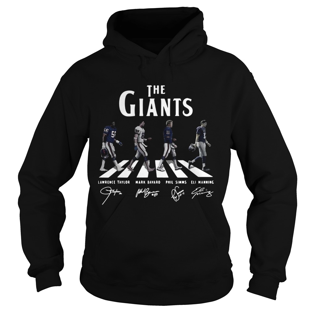 The New York Giants Abbey road signature Hoodie