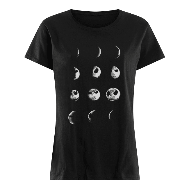 The Nightmare Before Christmas Jack Skellington Moon Classic Women's T-shirt