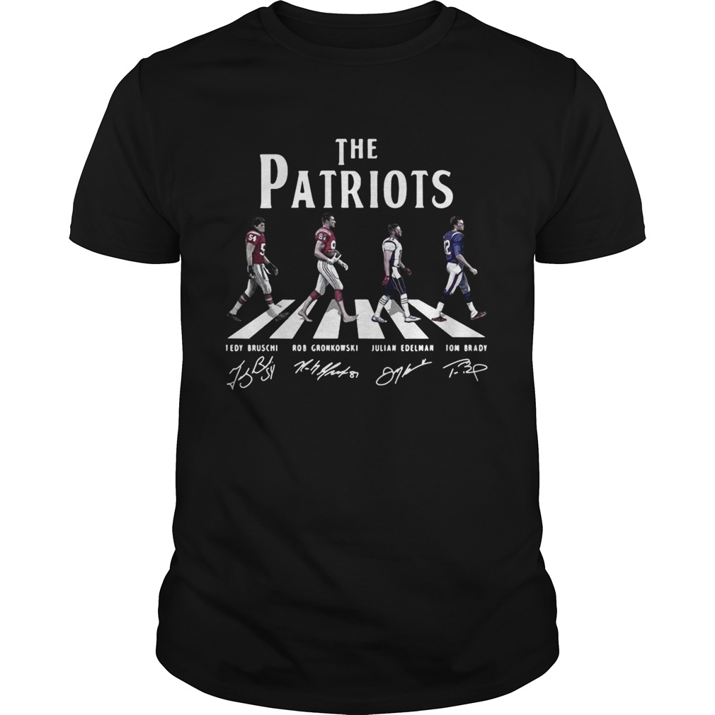 The Patriots Abbey Road signatures shirt