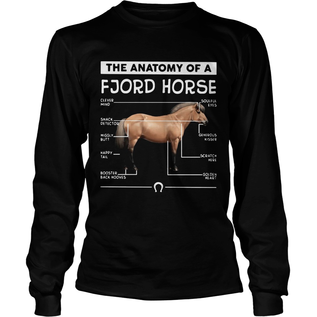The anatomy of a Fjord horse LongSleeve