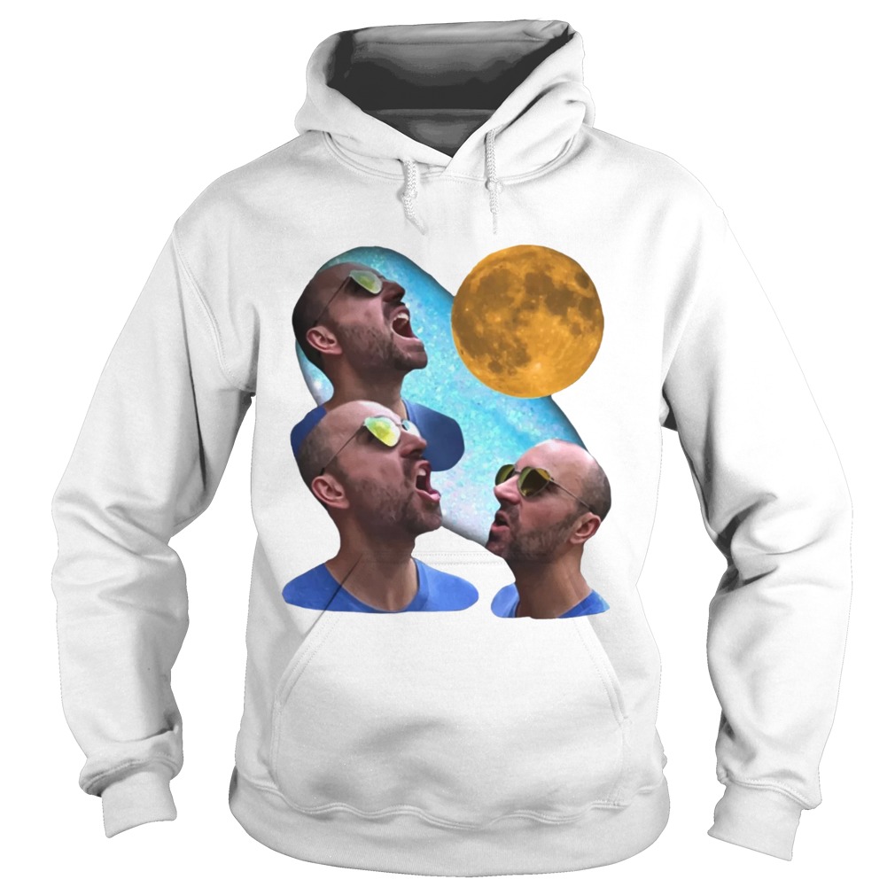 Three Zach Moon Tee Shirt Hoodie