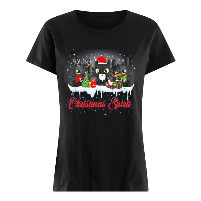 Toothless Christmas spirit Classic Women's T-shirt