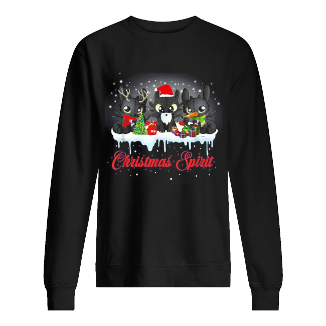 Toothless Christmas spirit Unisex Sweatshirt