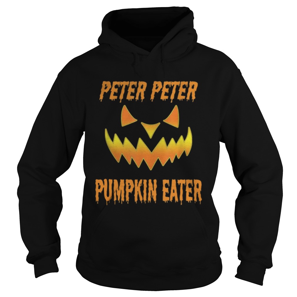 Top Mens Peter Peter Pumpkin Eater Halloween Couples Costume Hoodie