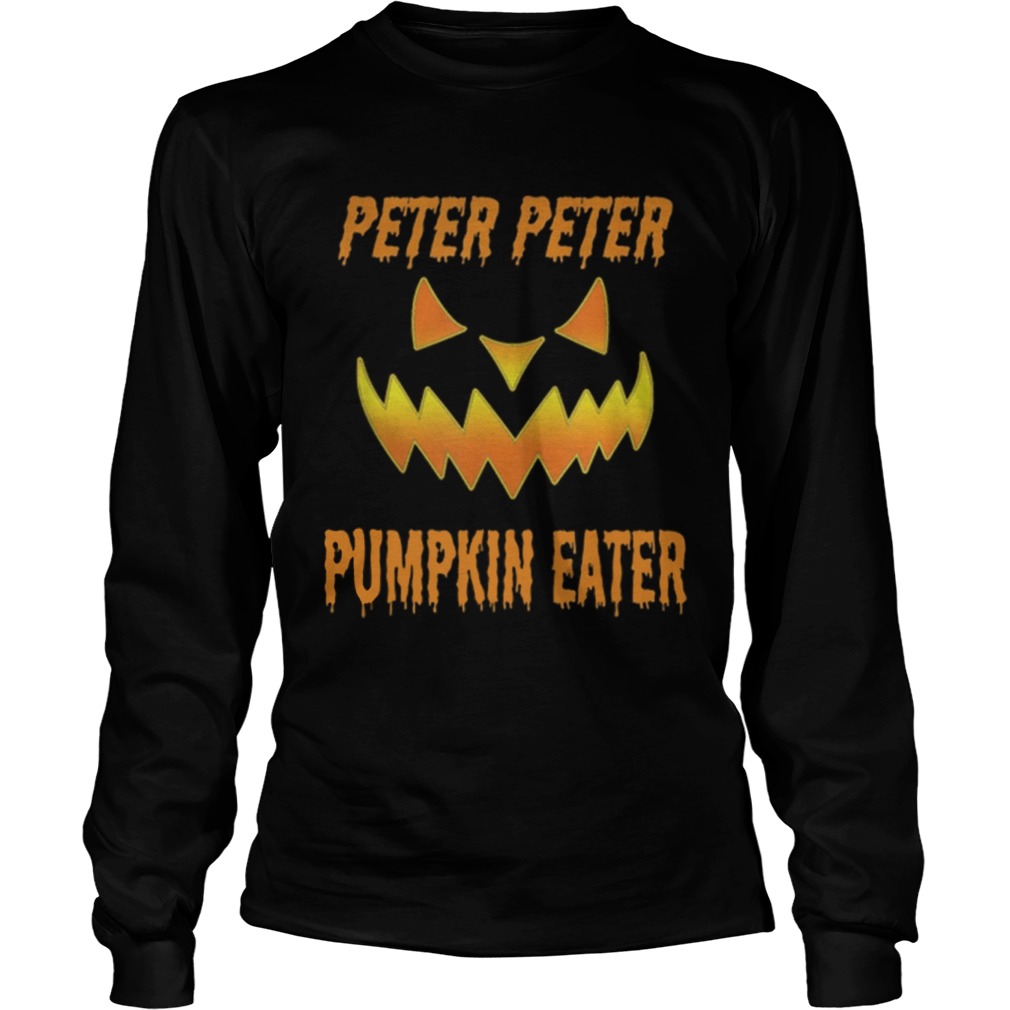Top Mens Peter Peter Pumpkin Eater Halloween Couples Costume LongSleeve