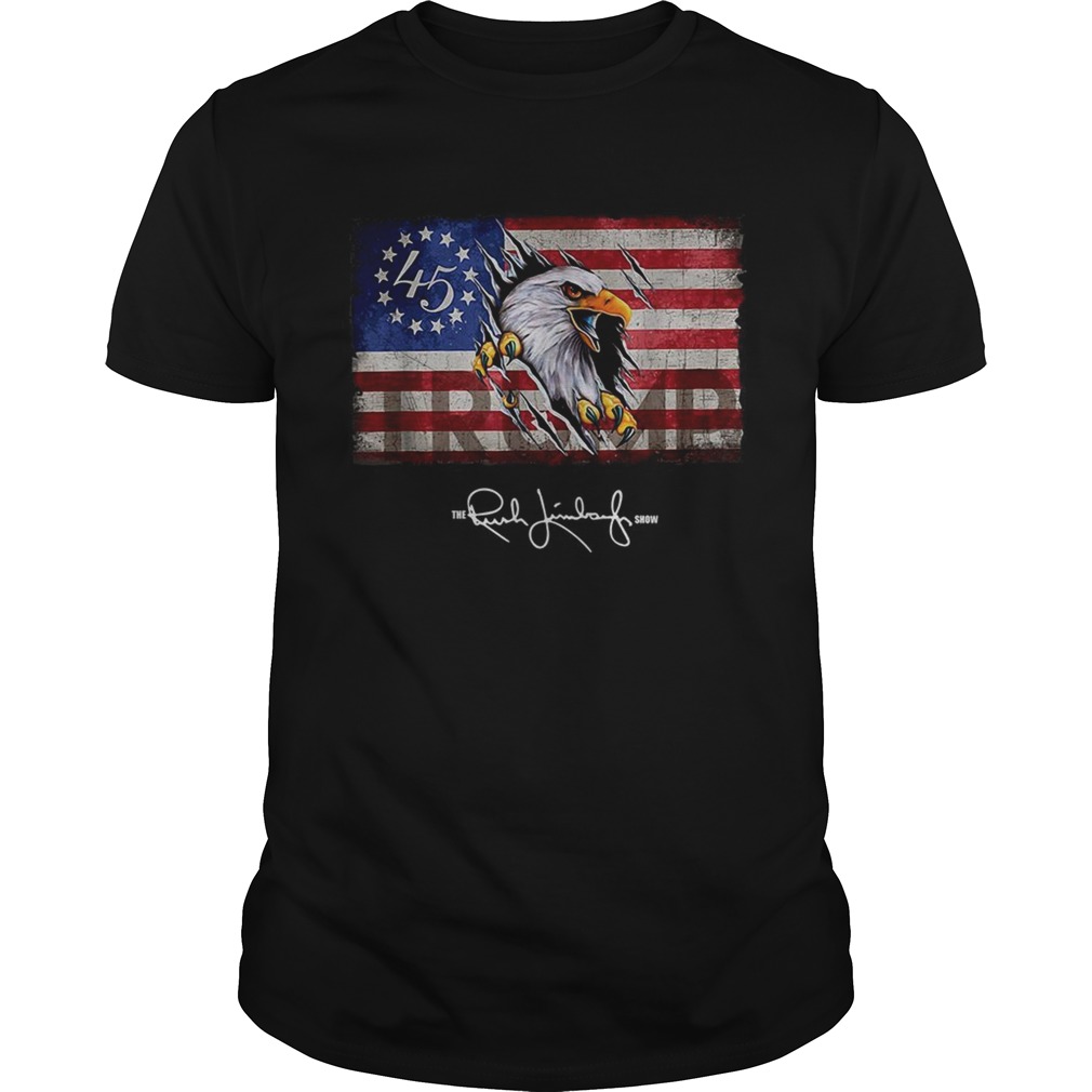 Trump Eagle Betsy Ross Flag the Rush Limbaugh show shirt