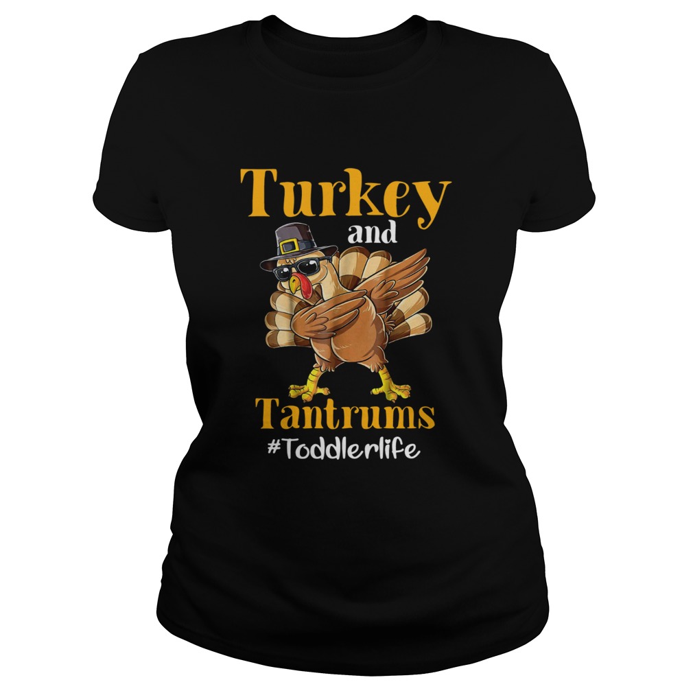 Turkey and Tantrums dabbing Toddlelife Classic Ladies