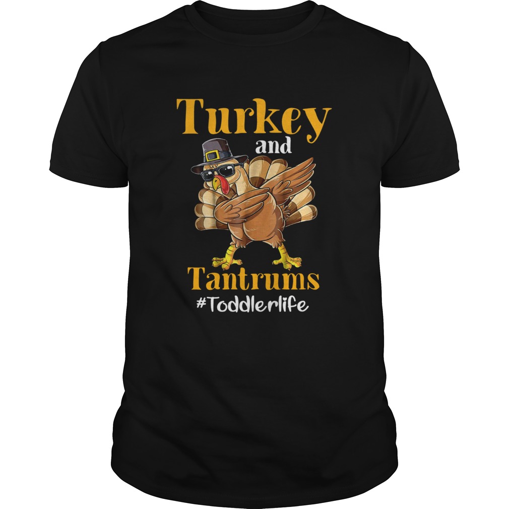 Turkey and Tantrums dabbing Toddlelife shirt