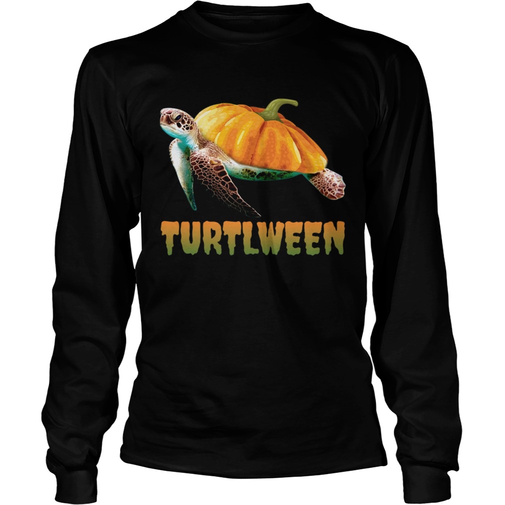 Turtlween Funny Halloween Pumpkin Turtle Lovers Shirt LongSleeve