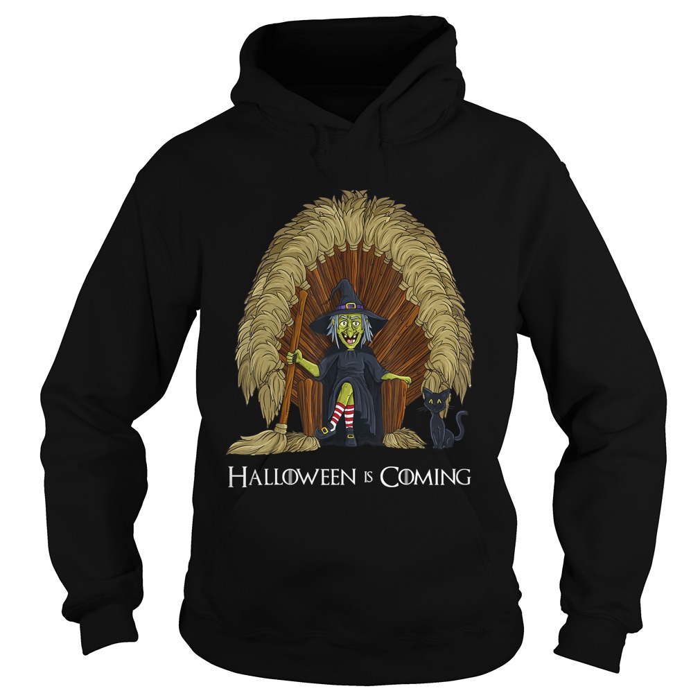 Witch Brooms Throne Funny HalloweenTShirt Hoodie