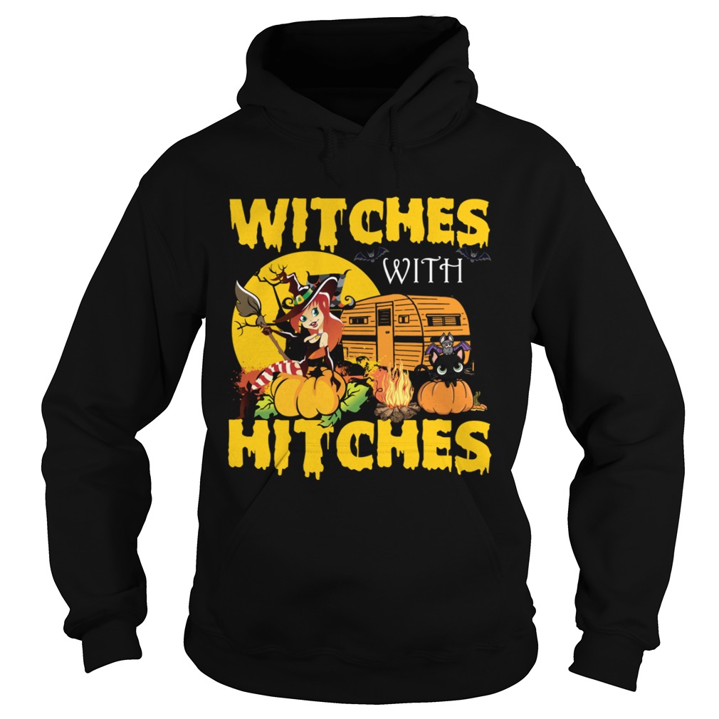 Witches With Hitches Funny Camping Halloween Girls Women Shirt Hoodie