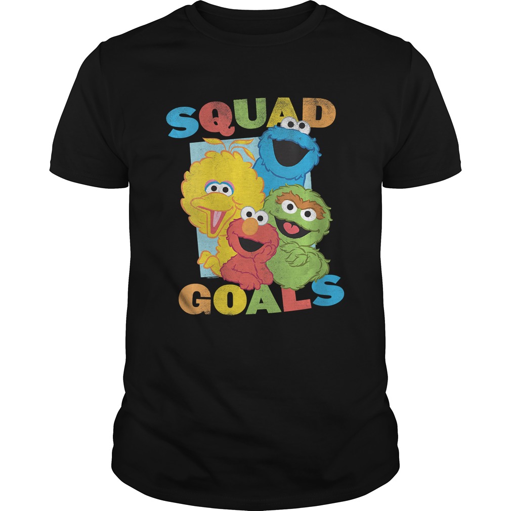 Womens Sesame Street Squad Goals VNeck TShirt