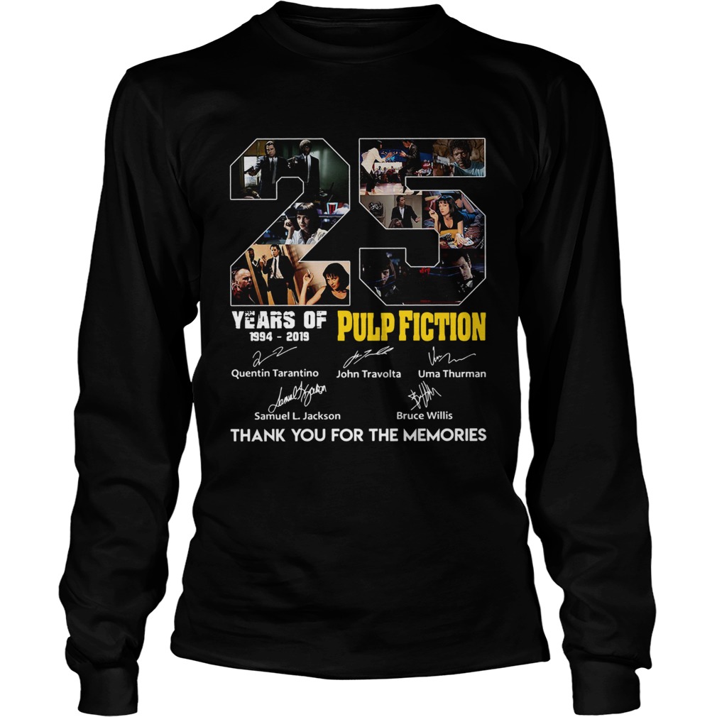 25 Years of Pulp Fiction thank you for the memories LongSleeve