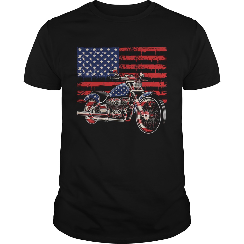 4th of july tshirt motorcycle TShirt