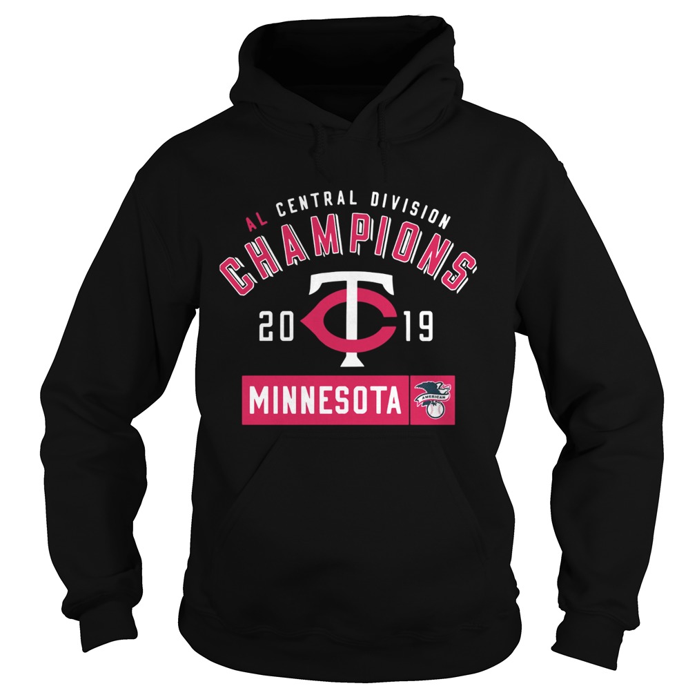 Al central division champions 2019 Minnesota Twins Hoodie