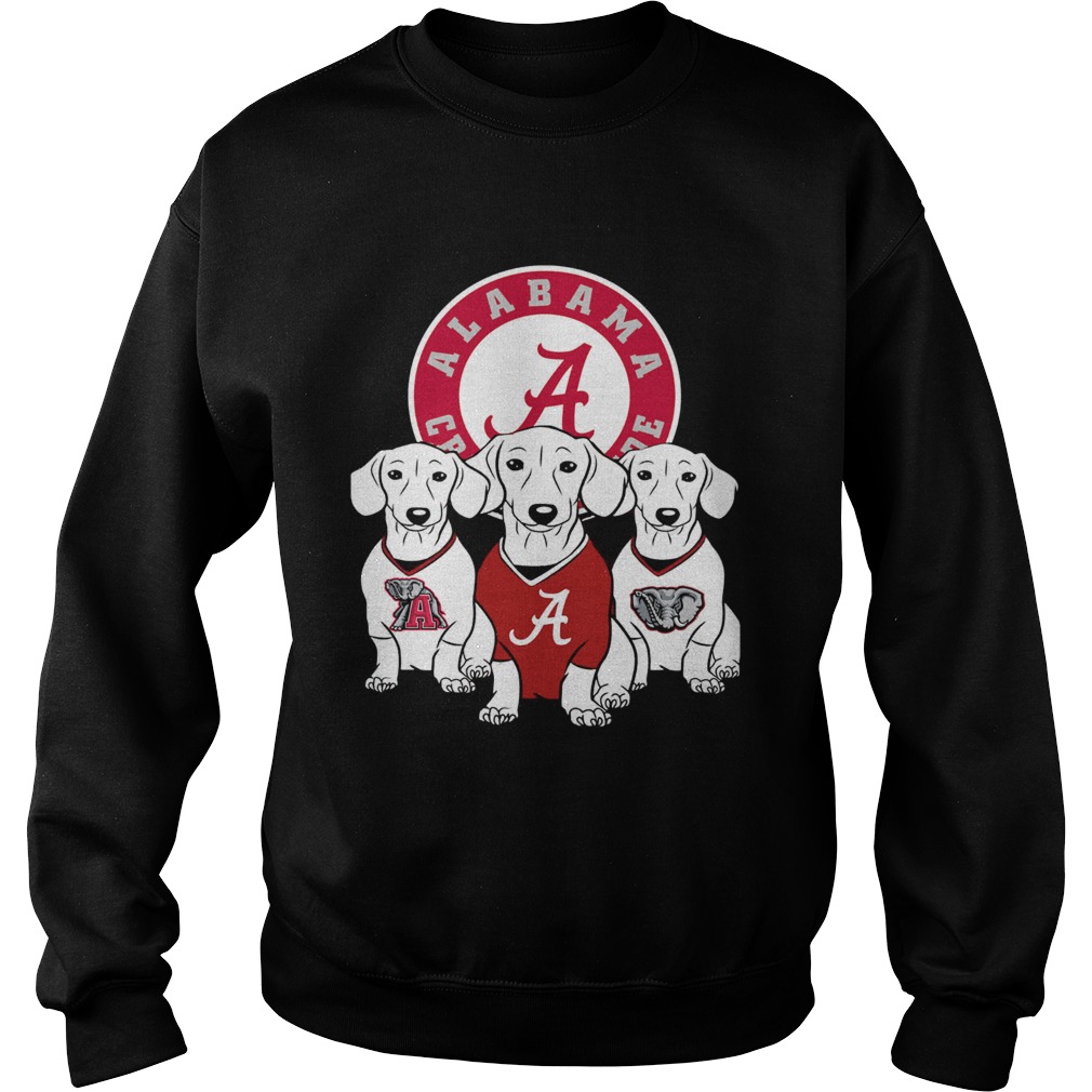 Alabama Crimson Tide Dachshund dog Sweatshirt