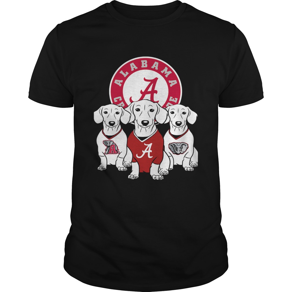 Alabama Crimson Tide Dachshund dog shirt
