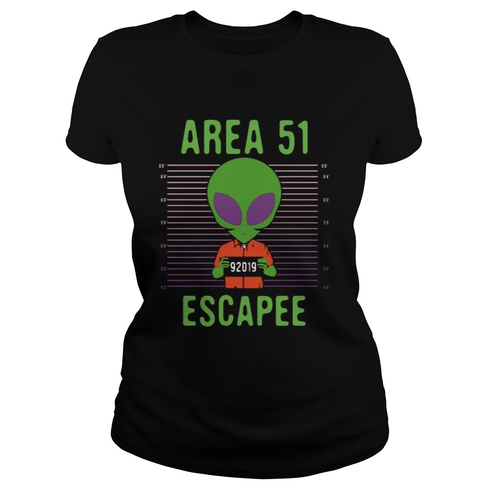 Area 51 Alien costume escapee Classic Ladies
