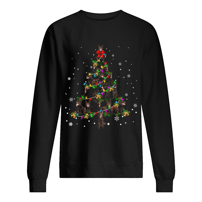 Australian Kelpie Christmas Tree T-Shirt Unisex Sweatshirt