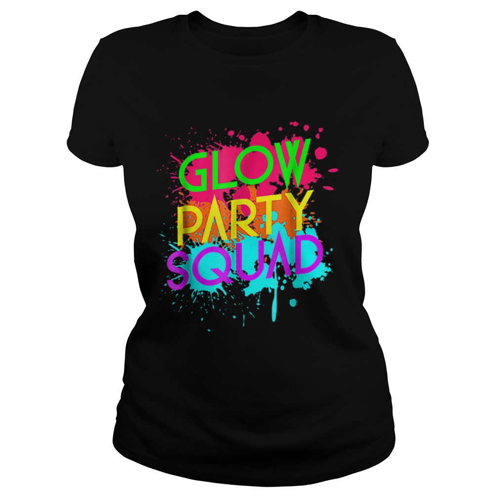 Awesome Glow Party SquadNeon Effect Group Halloween Classic Ladies