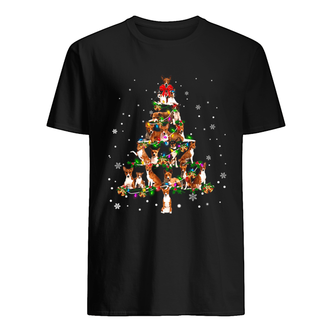 Basenji Christmas Tree T-Shirt