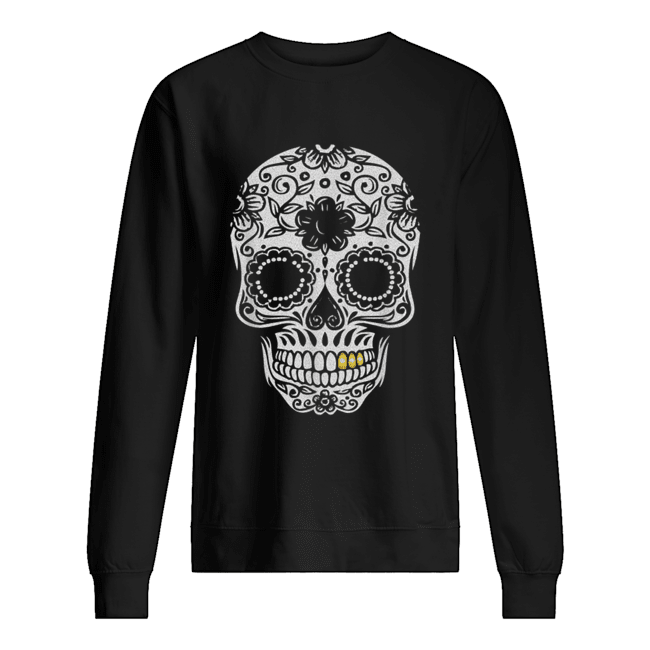 Beautiful Halloween Day Of The Dead Sugar Skull Retro Outfit Unisex Sweatshirt