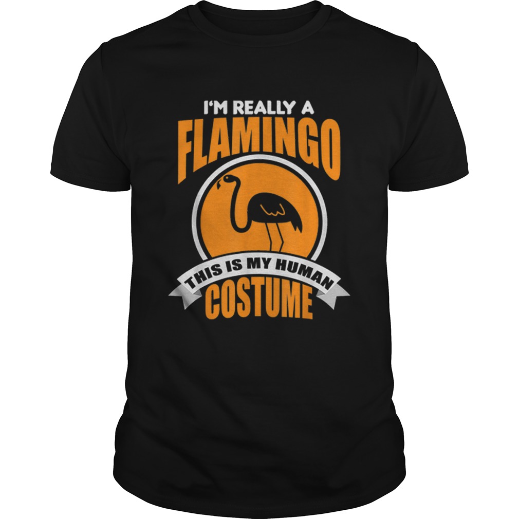 Beautiful Im Really A Flamingo This Is My Human Costume shirt