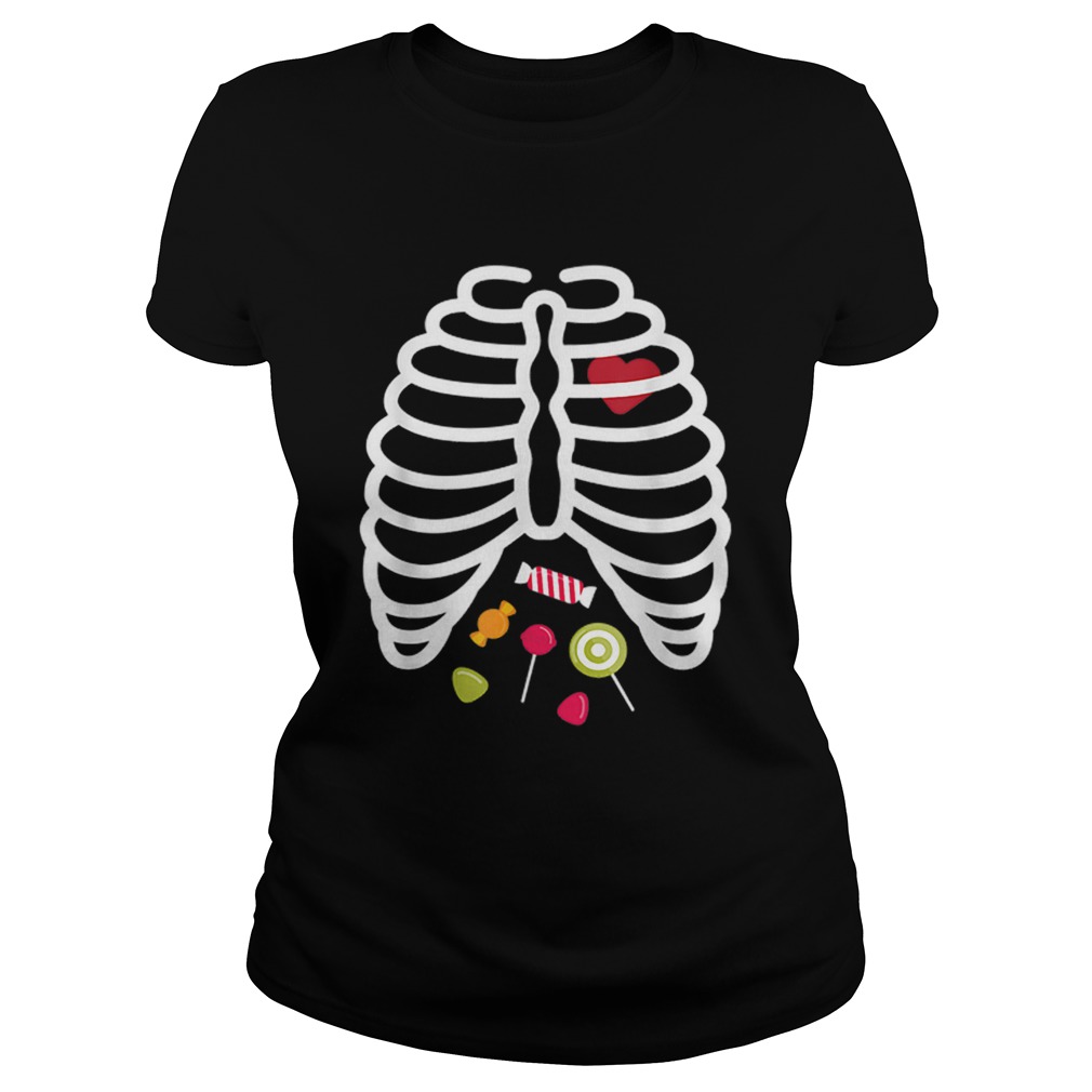 Beautiful Skeleton Rib Cage Heart Candy Cute Adult Kids Classic Ladies