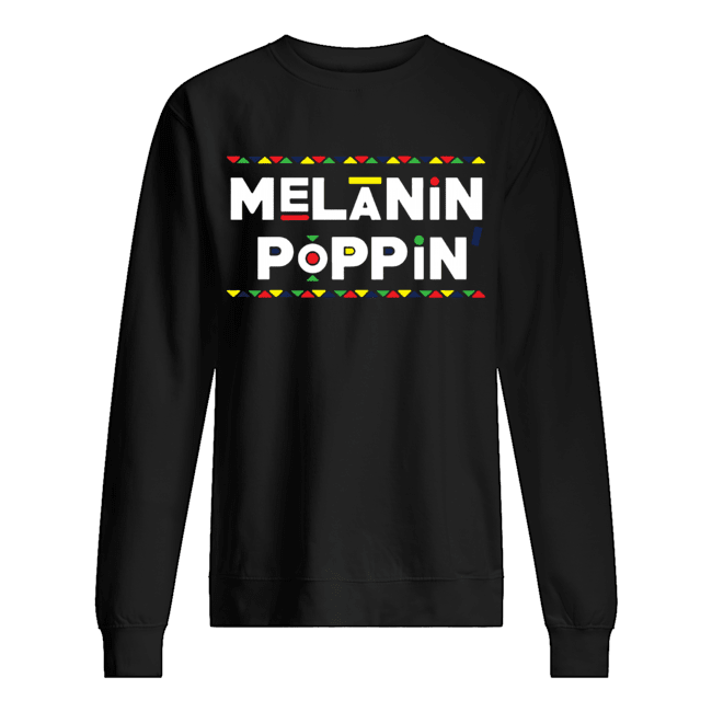 Black Queen Melanin African American Women Tee T-Shirt Unisex Sweatshirt