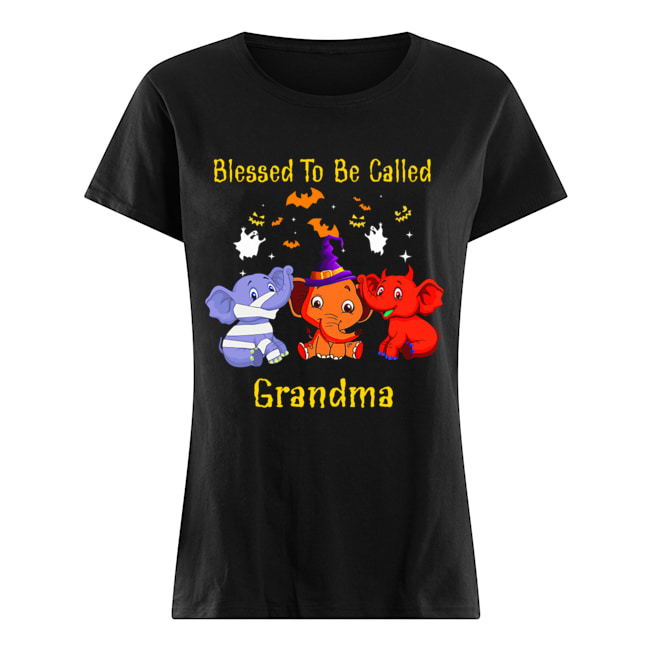 Blessed To Be Called Grandma Elephant T-Shirt Classic Women's T-shirt