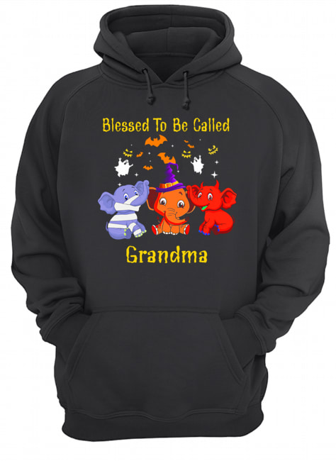 Blessed To Be Called Grandma Elephant T-Shirt Unisex Hoodie
