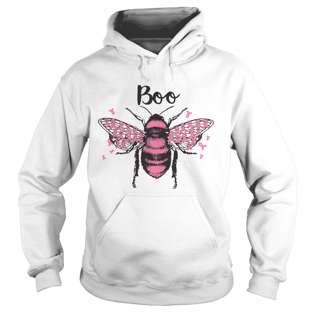 Boo bee Breast Cancer Awareness Hoodie