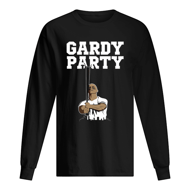 Brett Gardner Gardy Party Shirt Long Sleeved T-shirt 