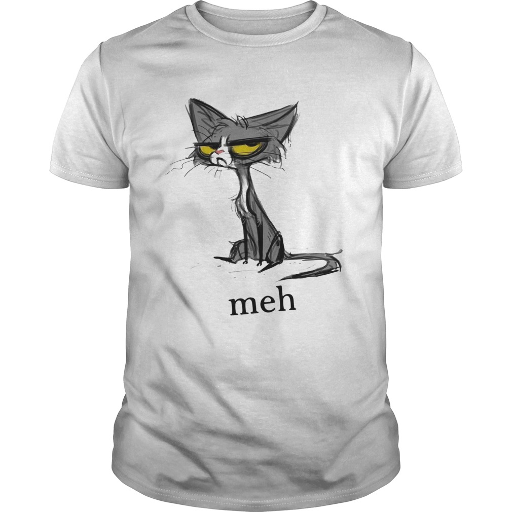 meh cat t shirt