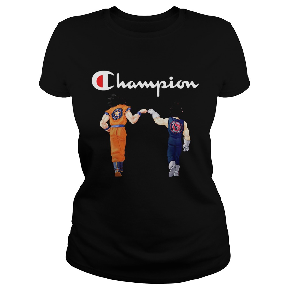 Champion Son Goku and Vegeta Houston Astros Houston Texans Classic Ladies