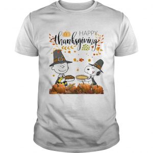 Charlie and Snoopy Peanuts happy Thanksgiving  Unisex