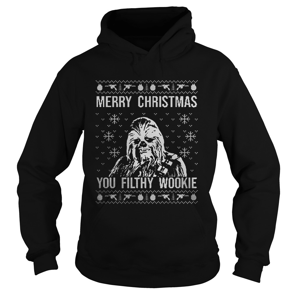 Chewbacca Merry Christmas You Filthy Wookie Hoodie