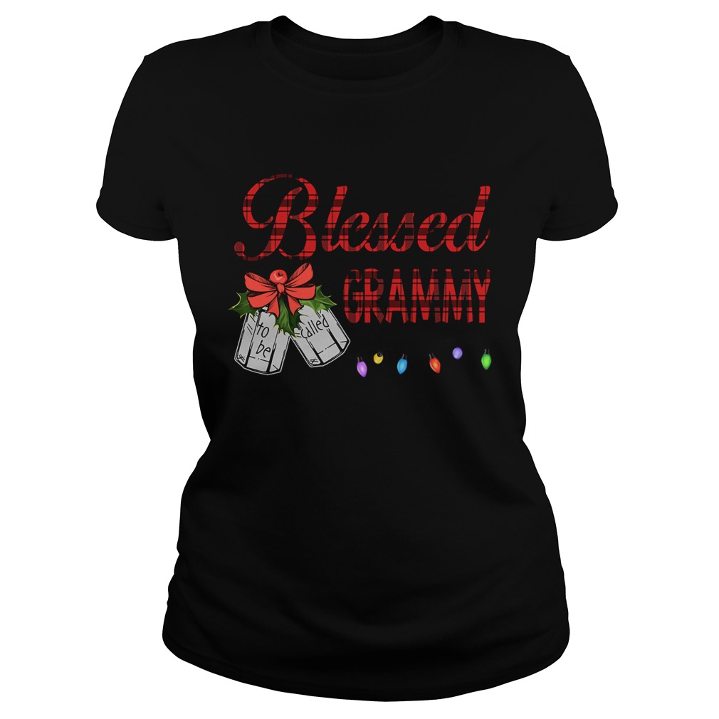 Christmas Blessed To Be Called Grammy TShirt Classic Ladies