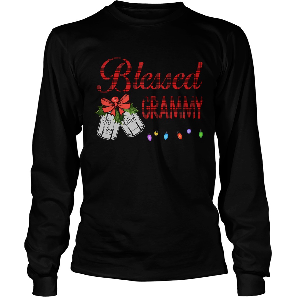 Christmas Blessed To Be Called Grammy TShirt LongSleeve