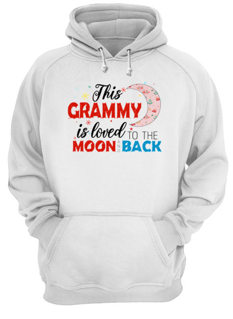 Christmas This Grammy Is Loved To The Moon And Back T-Shirt Unisex Hoodie