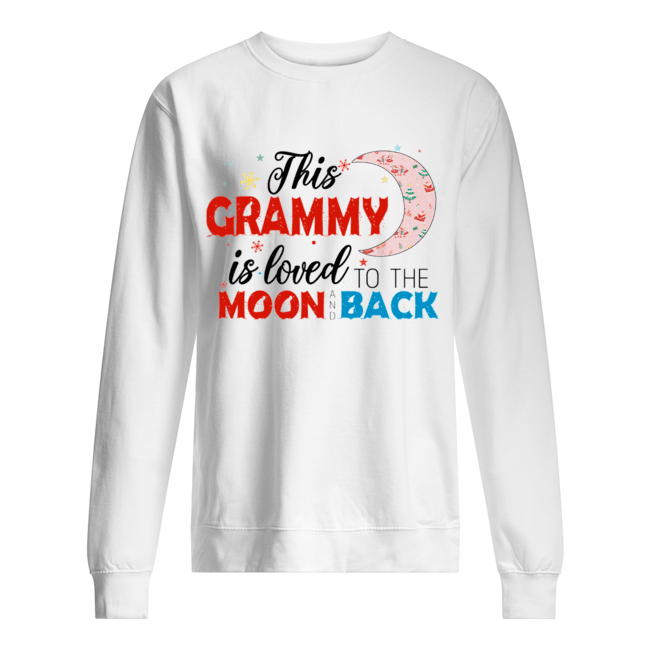 Christmas This Grammy Is Loved To The Moon And Back T-Shirt Unisex Sweatshirt