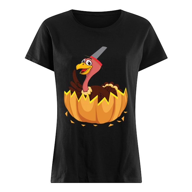 Cute Rascals Thanksgiving Turkey Pumpkin Holidays Cotton Toddler Shirt Classic Women's T-shirt