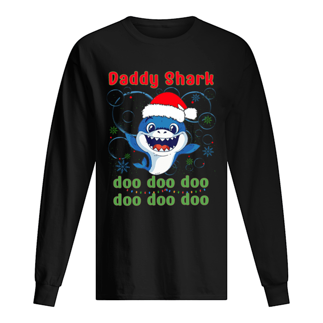 Daddy Shark Doo Doo Doo T Long Sleeved T-shirt 