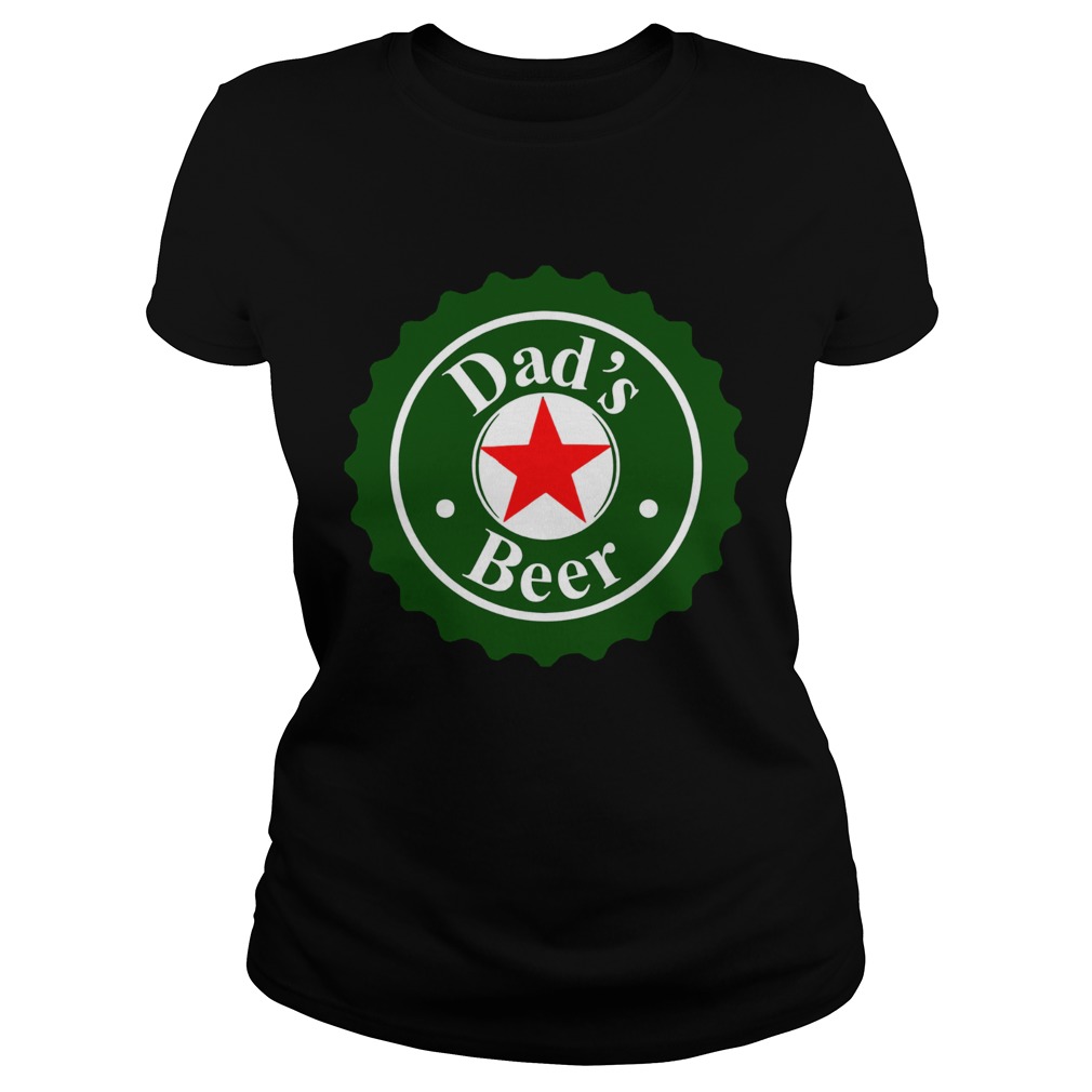 Dads Beer Heineken logo parody Classic Ladies